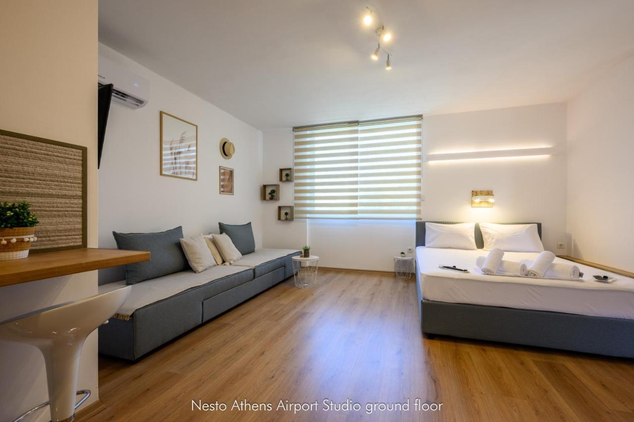 Ferienwohnung Nesto Athens Airport Zen Spáta Exterior foto