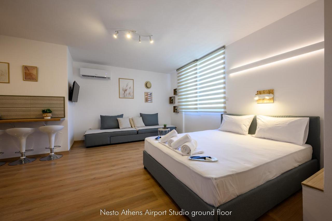 Ferienwohnung Nesto Athens Airport Zen Spáta Exterior foto