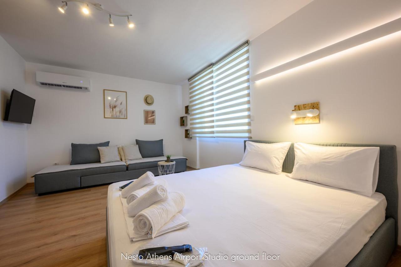 Ferienwohnung Nesto Athens Airport Zen Spáta Exterior foto
