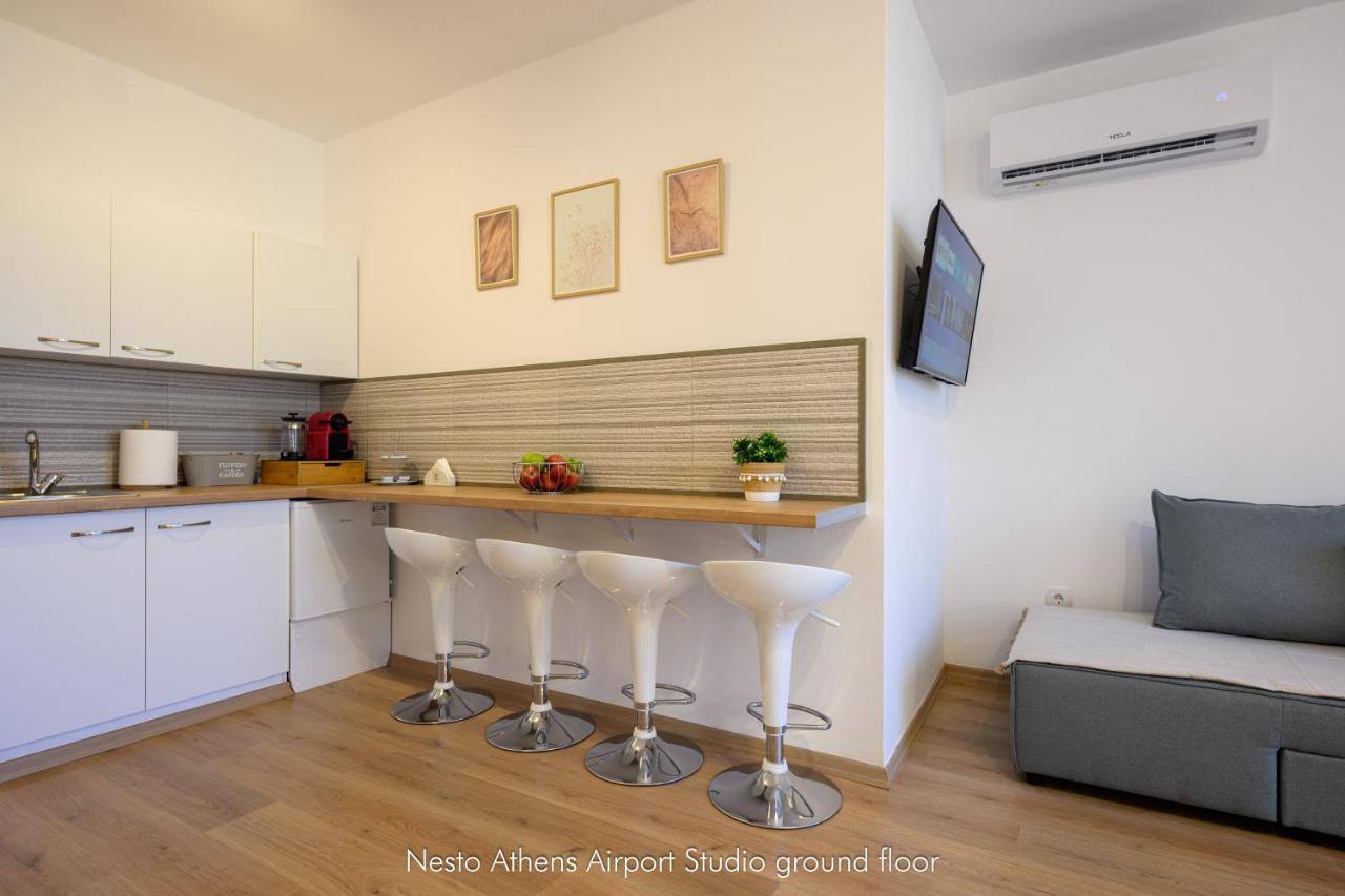 Ferienwohnung Nesto Athens Airport Zen Spáta Exterior foto